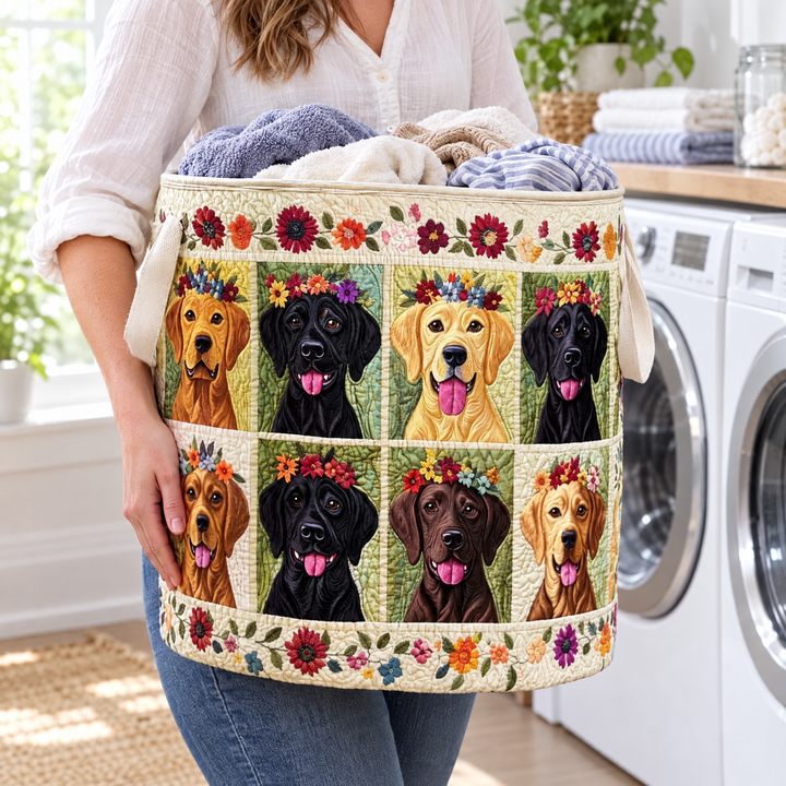 Labrador Laundry Basket