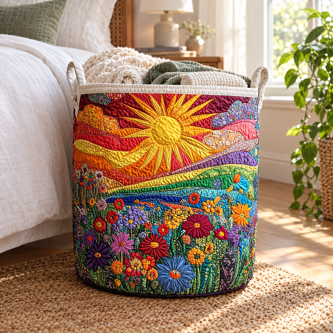 Sunny Indulgence // Quilted Basket
