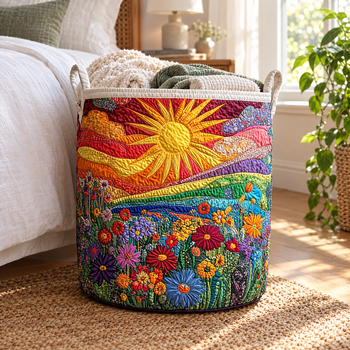Sunny Indulgence // Quilted Basket