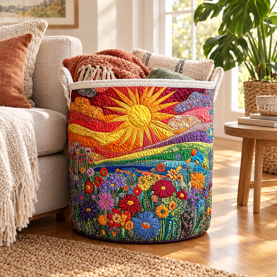 Sunny Indulgence // Quilted Basket