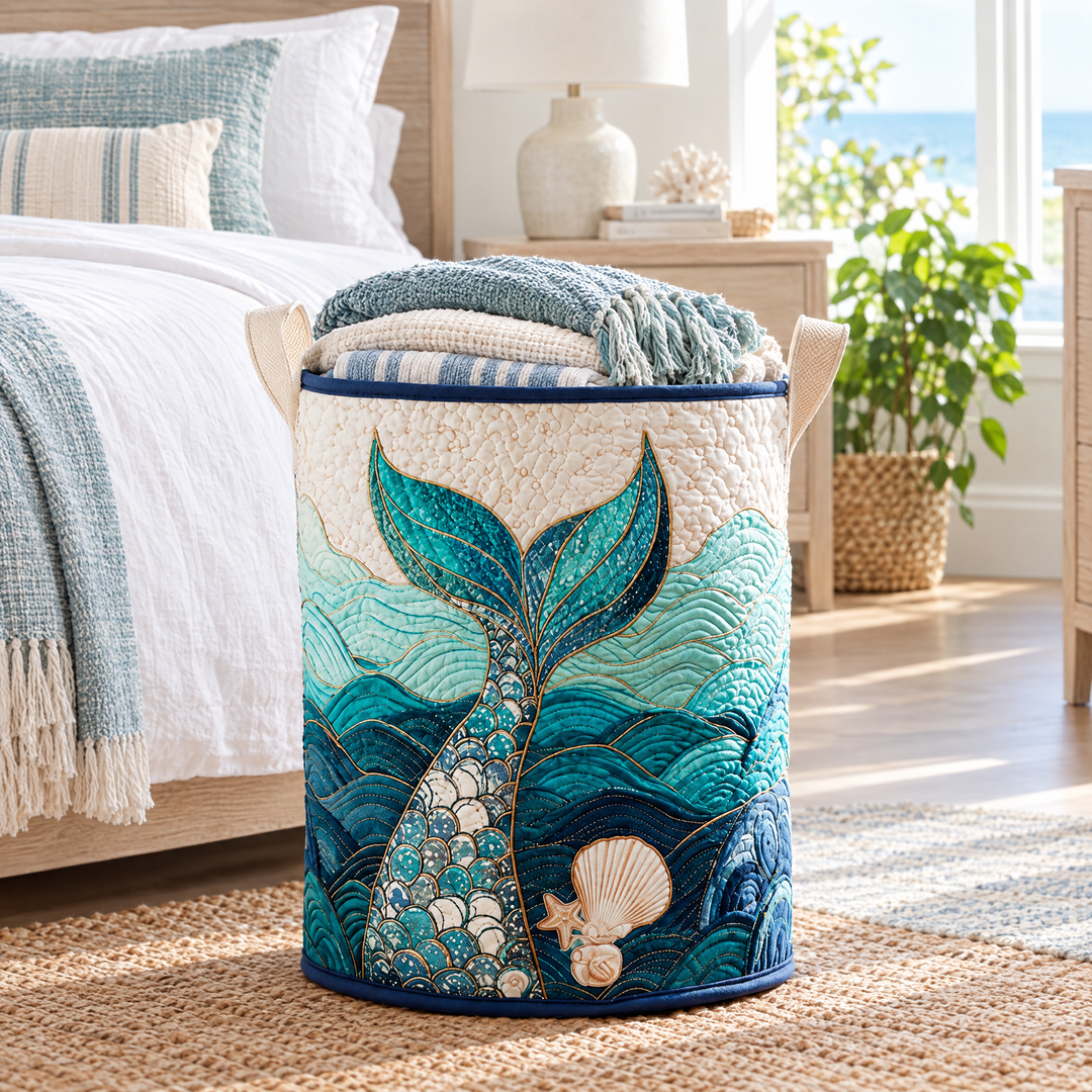 Mystic Stream // Quilted Basket