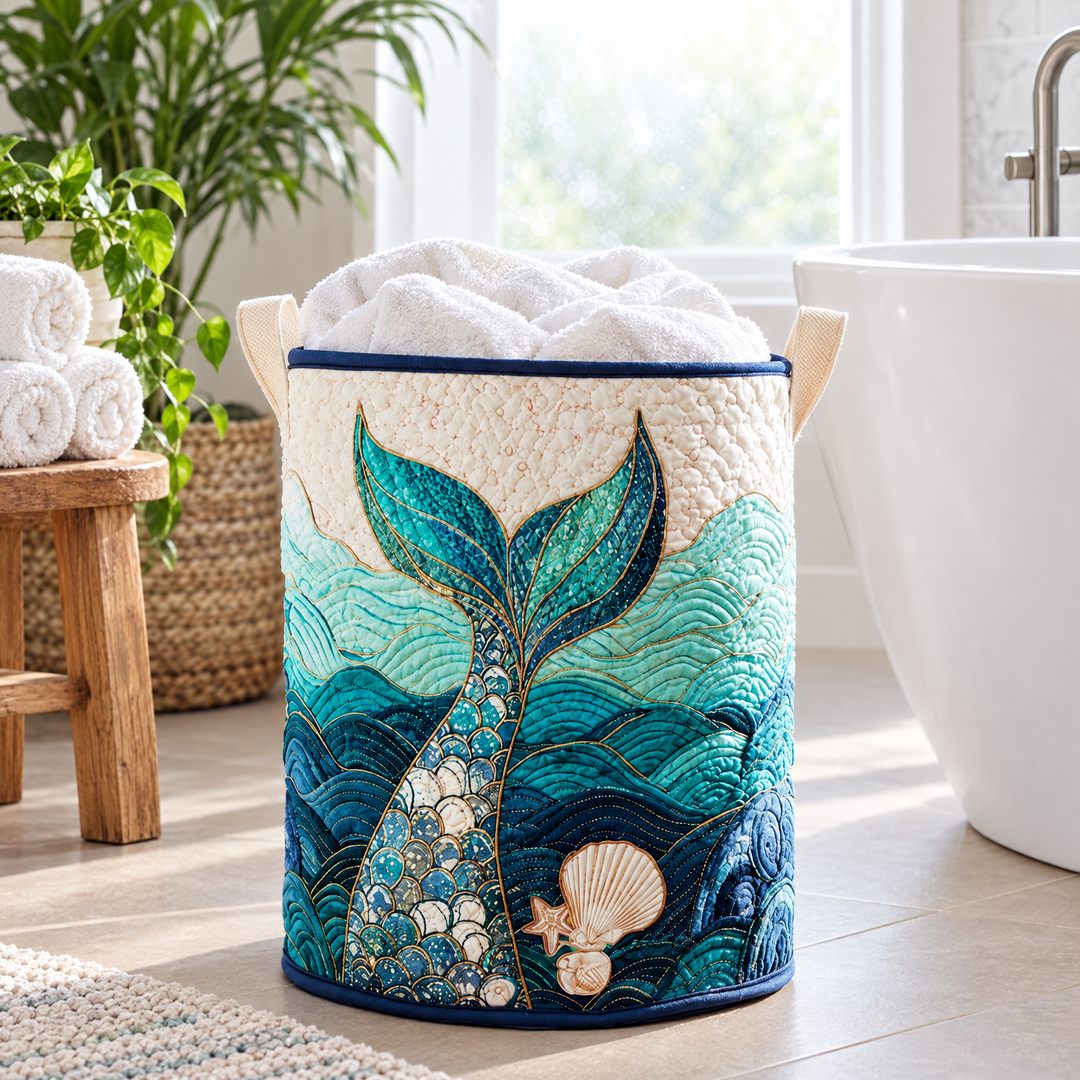 Mystic Stream // Quilted Basket