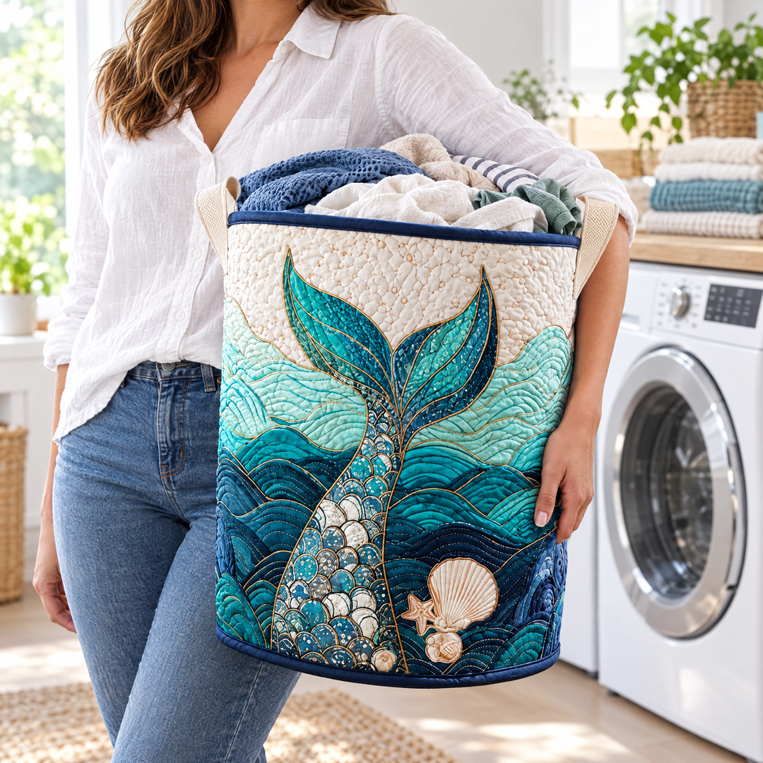 Mystic Stream // Quilted Basket