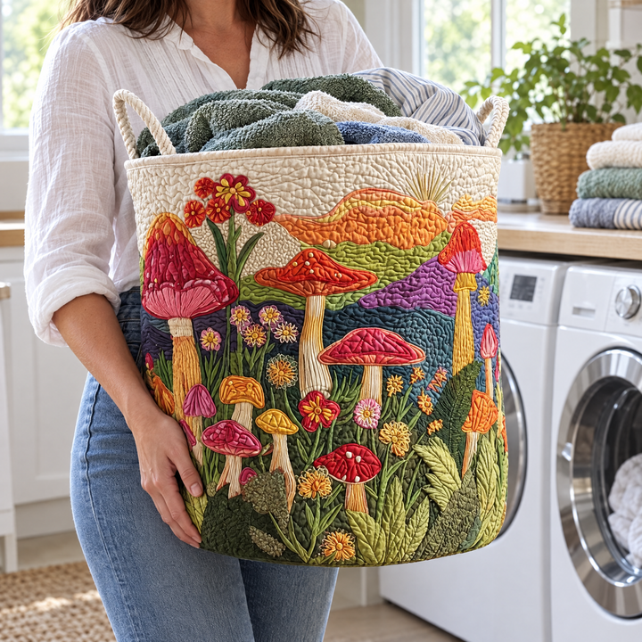 Garden at Dawn / Quilted Basket