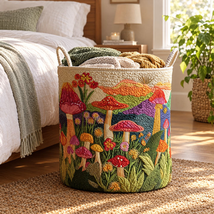 Garden at Dawn / Quilted Basket