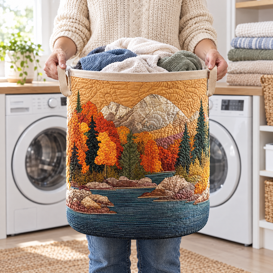 Autumn River // Quilted Basket