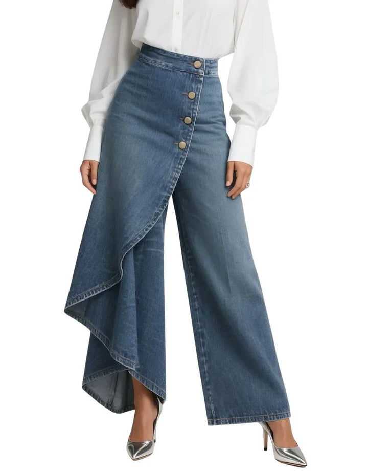 Zaria™ Wide-Leg Denim Pants