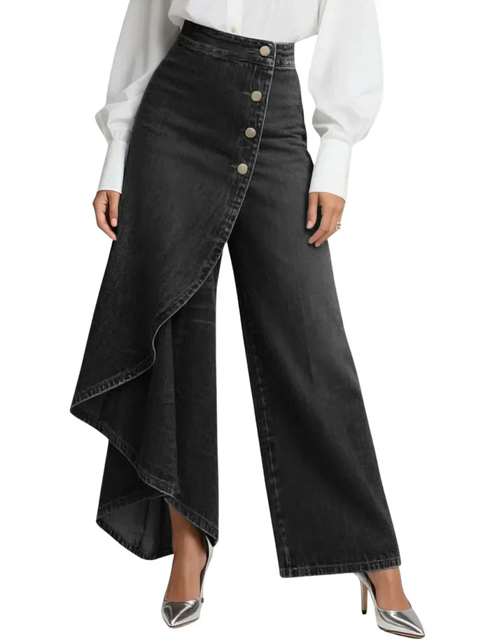 Zaria™ Wide-Leg Denim Pants