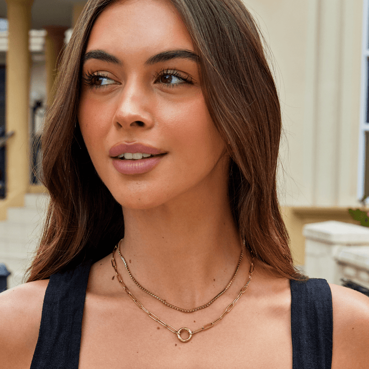 Cordelia Gold Crystal Necklace