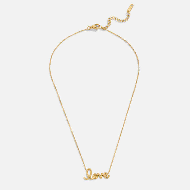 "Love" Pendant Necklace