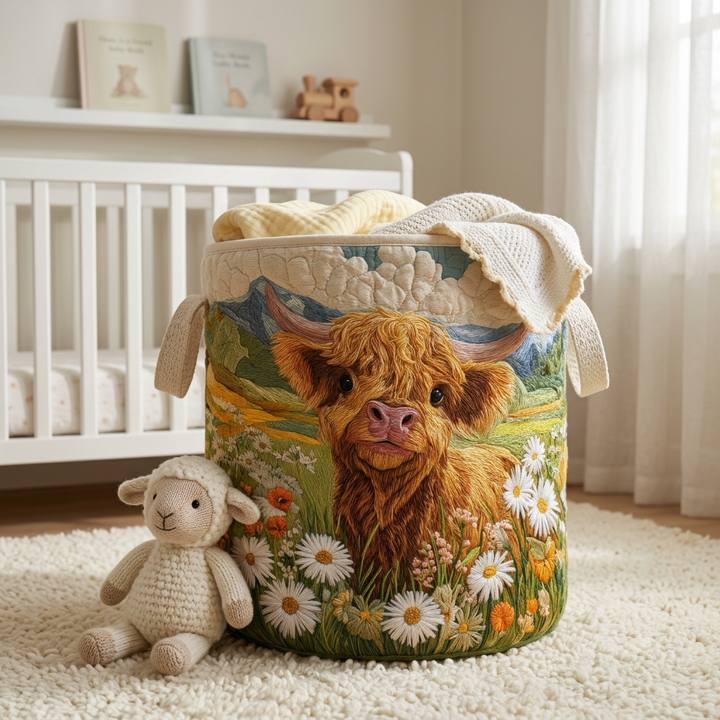 Blooming Highlands // Quilted Basket