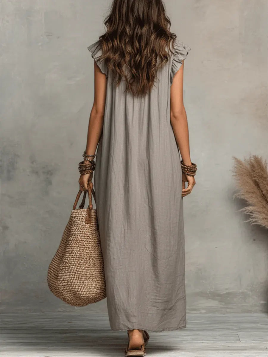 Carmela™ - Long Ruffled Dress