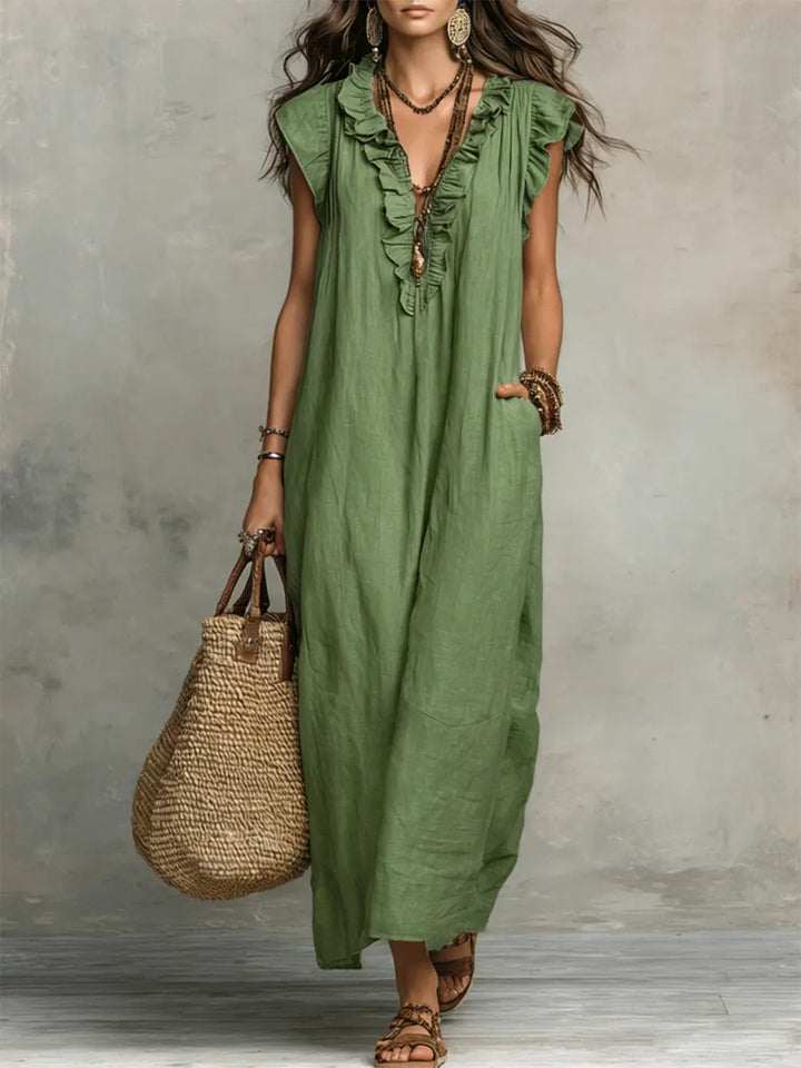 Carmela™ - Long Ruffled Dress