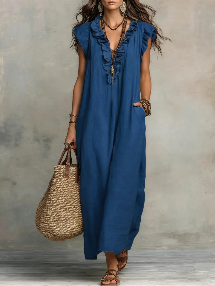 Carmela™ - Long Ruffled Dress