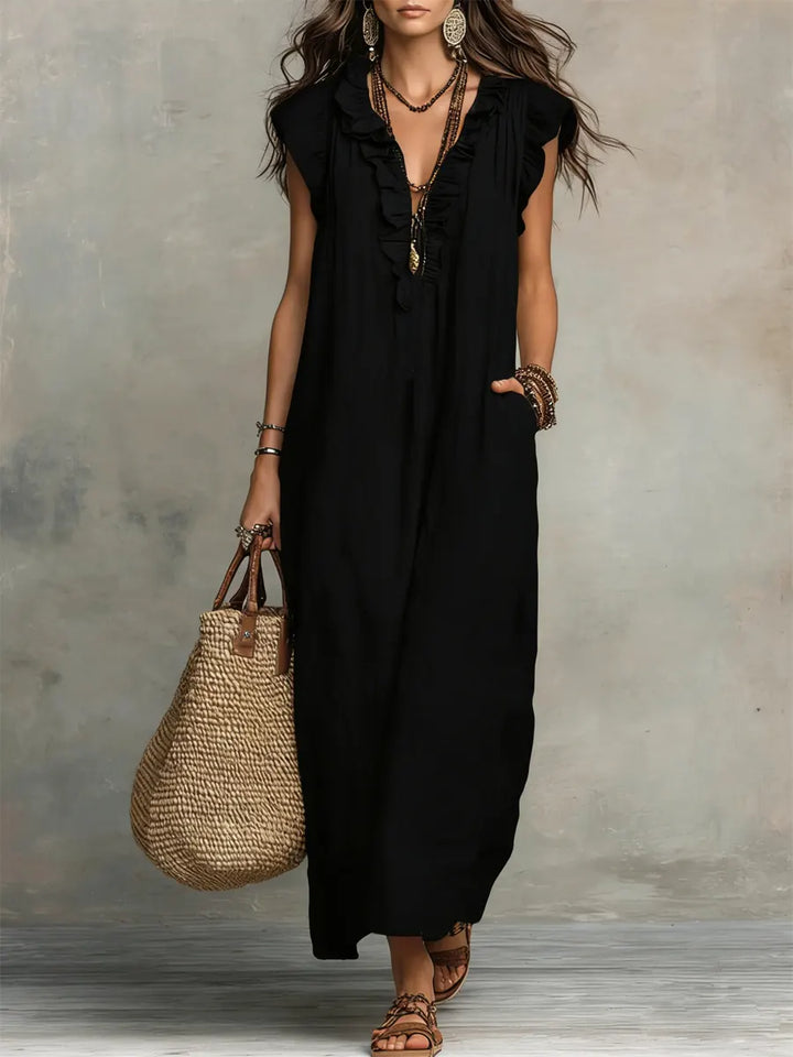 Carmela™ - Long Ruffled Dress