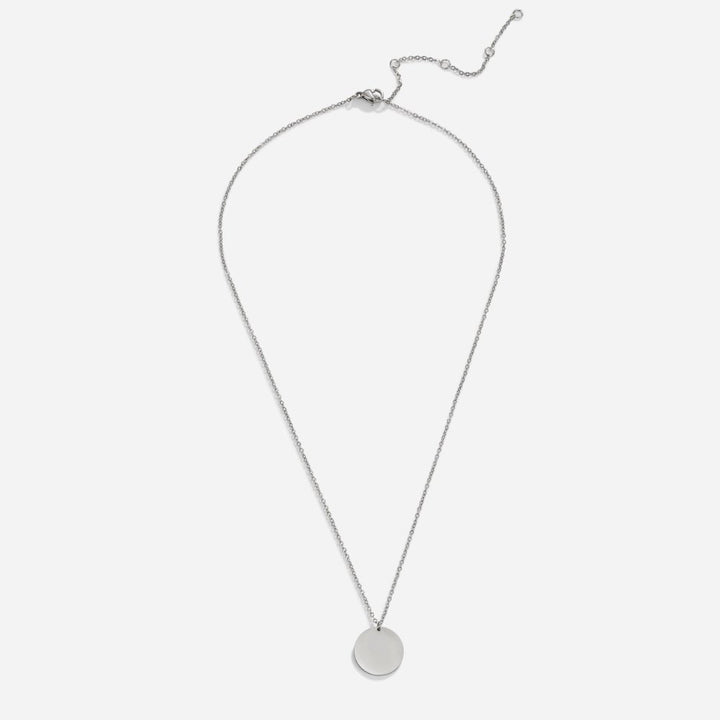 Silver Coin Necklace