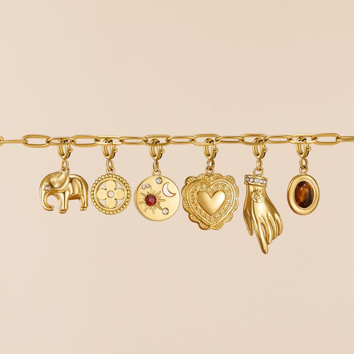 Victoria Gold Hand Charm